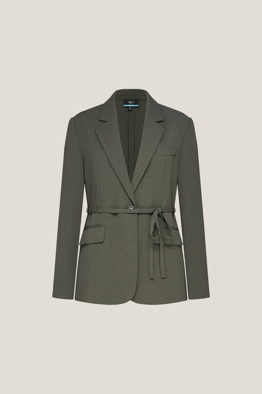 G2000 WOMAN-machine-washable-notch-lapel-blazer-63212667-Green