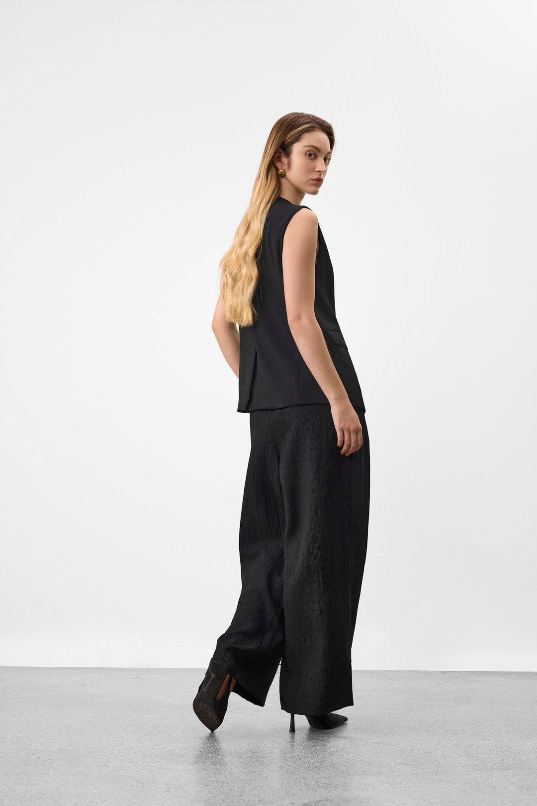 Machine Washable | Round Neck 圓領獨立西裝外套
