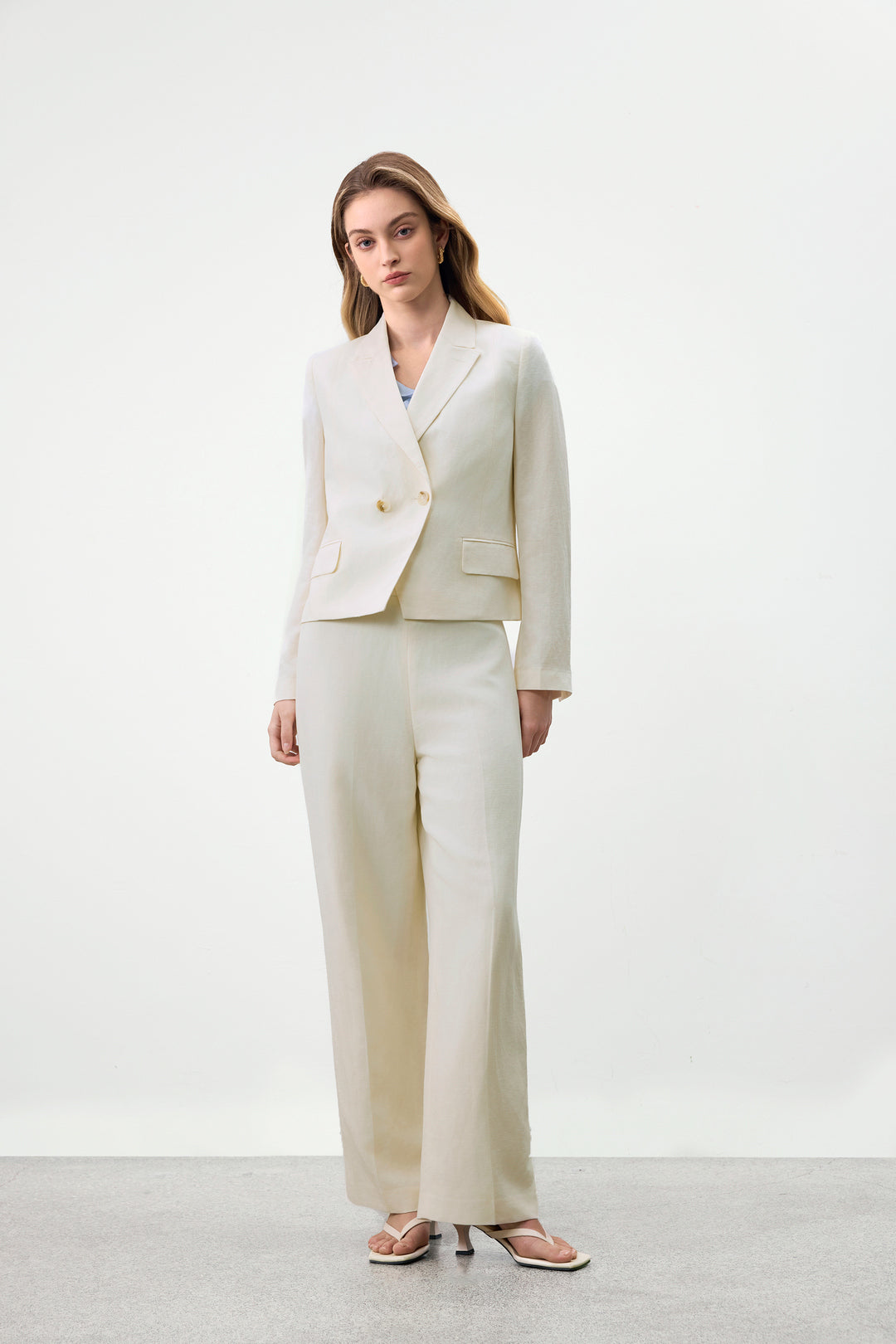 Machine Washable | Peak Lapel 劍領套裝西裝外套(配胸針)