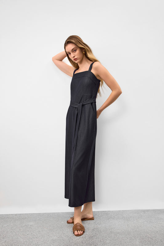 G2000 WOMAN-square-neck-jumpsuit-63231800-Blue