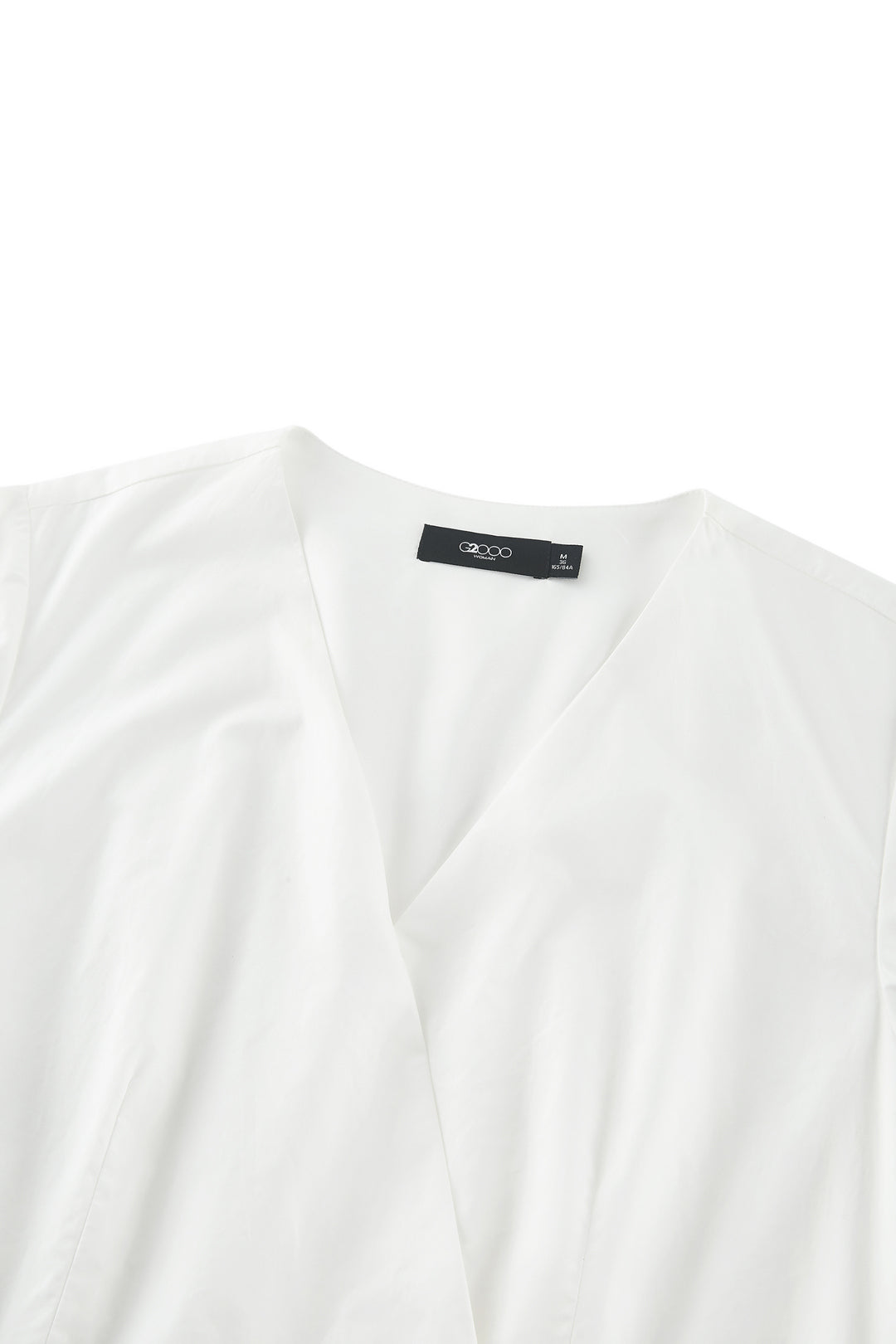 100% Cotton | Wrap Front V-Neck Dress