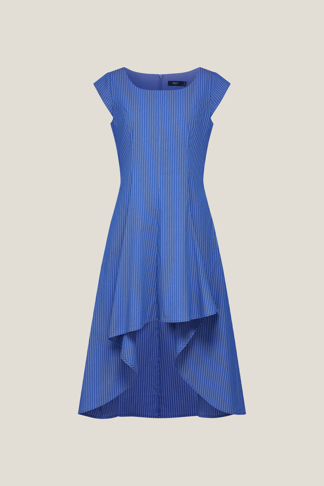 G2000 WOMAN-cotton-blend-scoop-neck-dress-63233046-Blue