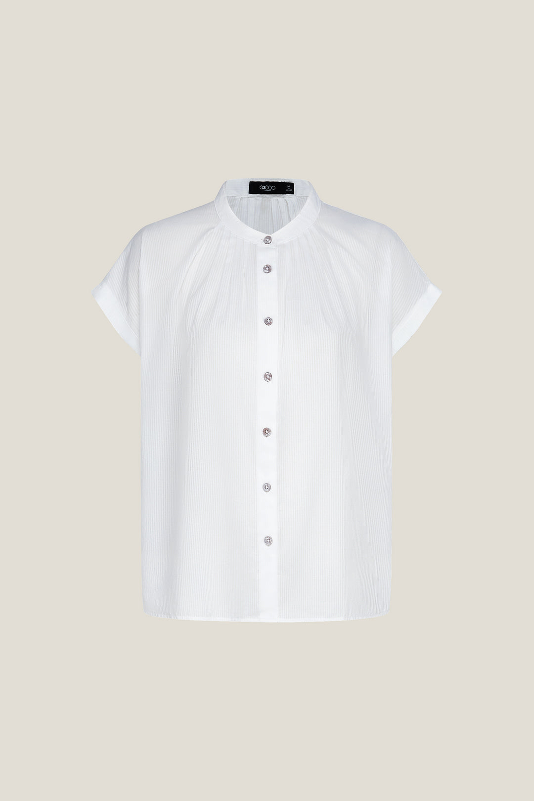 G2000 WOMAN-stand-collar-blouse-63243430-White