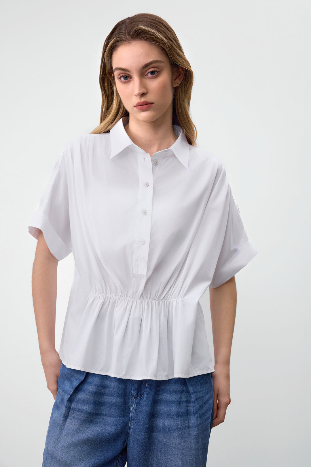 G2000 WOMAN-shirt-collar-blouse-63243450-White