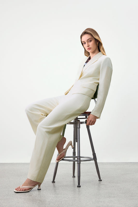 G2000 WOMAN-machine-washable-regular-waist-suit-pants-63257013-White