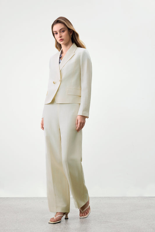 Machine Washable | Regular Waist Suit Pants