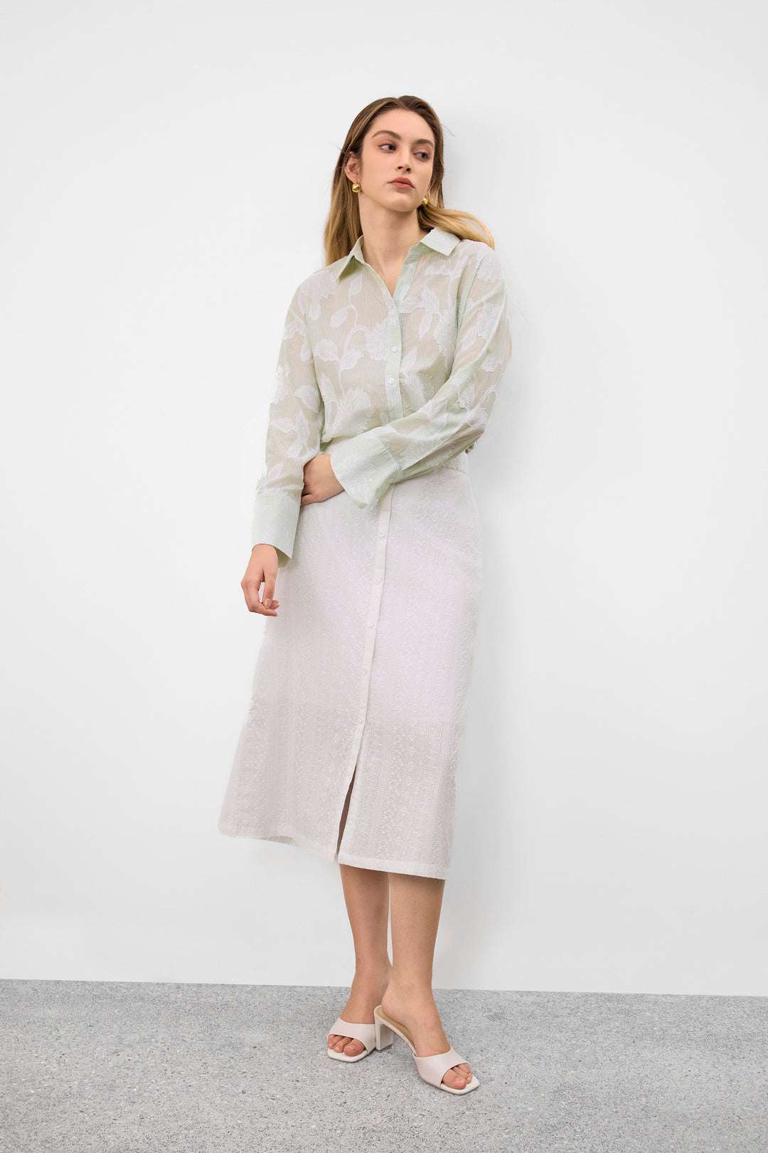 G2000 WOMAN-regular-waist-skirt-63263682-White