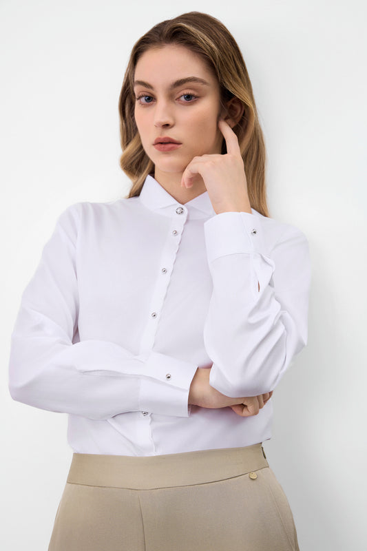 BLAACK WOMAN-blaack-non-iron-wing-collar-long-sleeve-dress-shirt-63923000-White