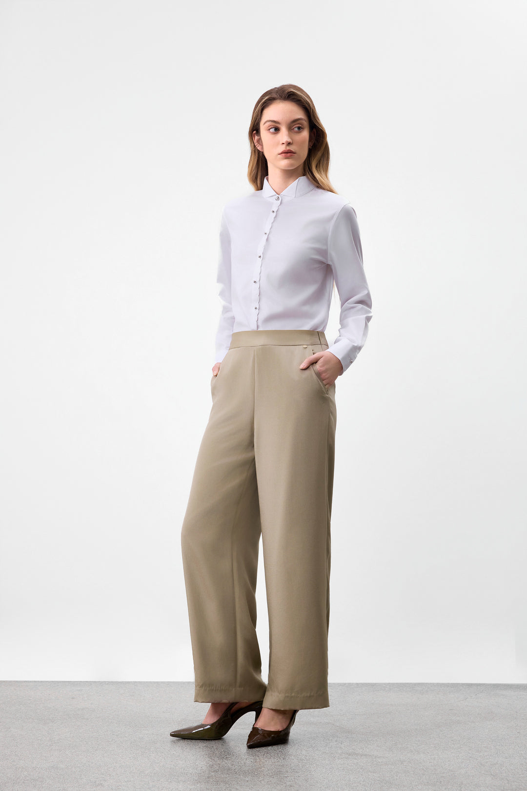 BLAACK | Non-Iron | Wing Collar Long-Sleeve Dress Shirt