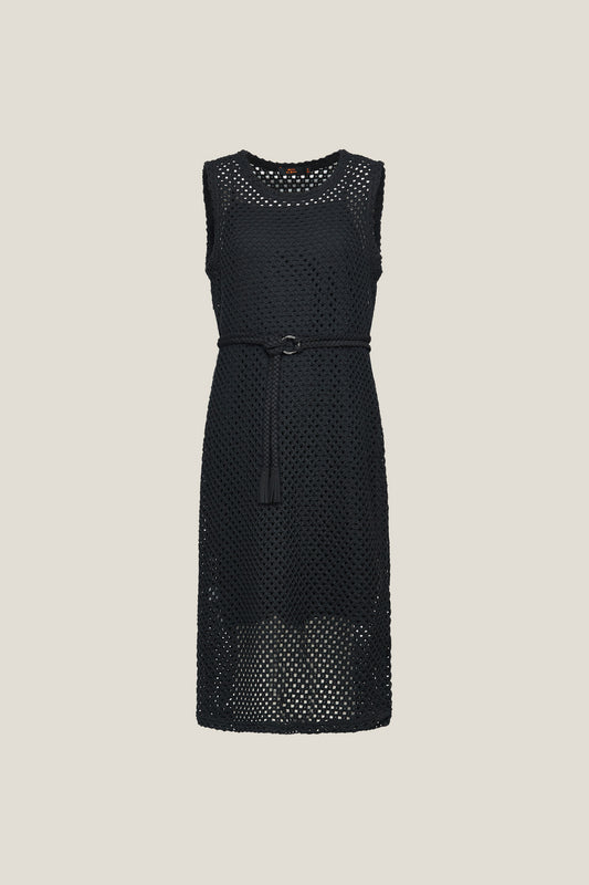 BLAACK WOMAN-blaack-u-neck-dress-63931115-Black