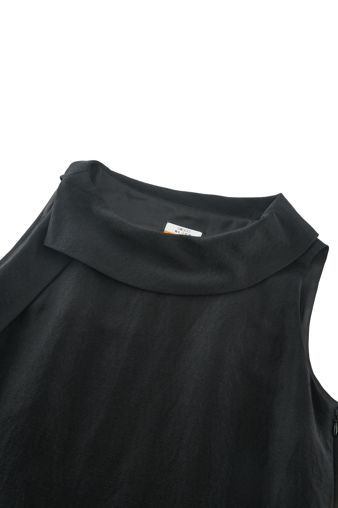 LUXURY | Premium Linen-Silk Blend | Drape Collar 垂墜領連身裙