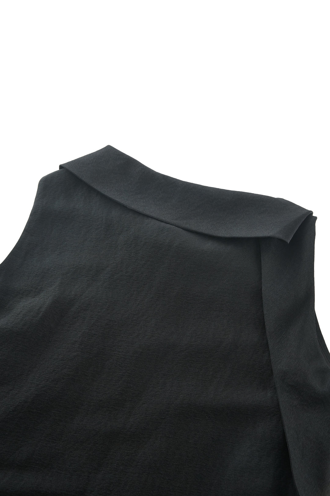 LUXURY | Premium Linen-Silk Blend | Drape Collar 垂墜領連身裙
