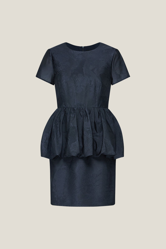 BLAACK WOMAN-blaack-machine-washable-round-neck-dress-63937125-Blue