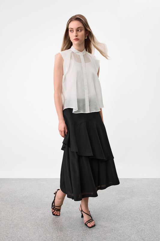 BLAACK | Machine Washable | Stand Collar 企領襯衫