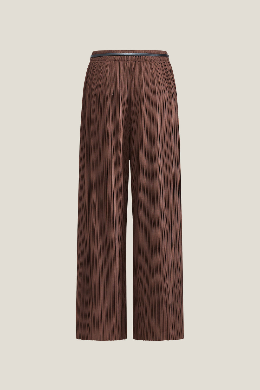 BLAACK | Regular Waist 休閒長褲(配自布腰帶)