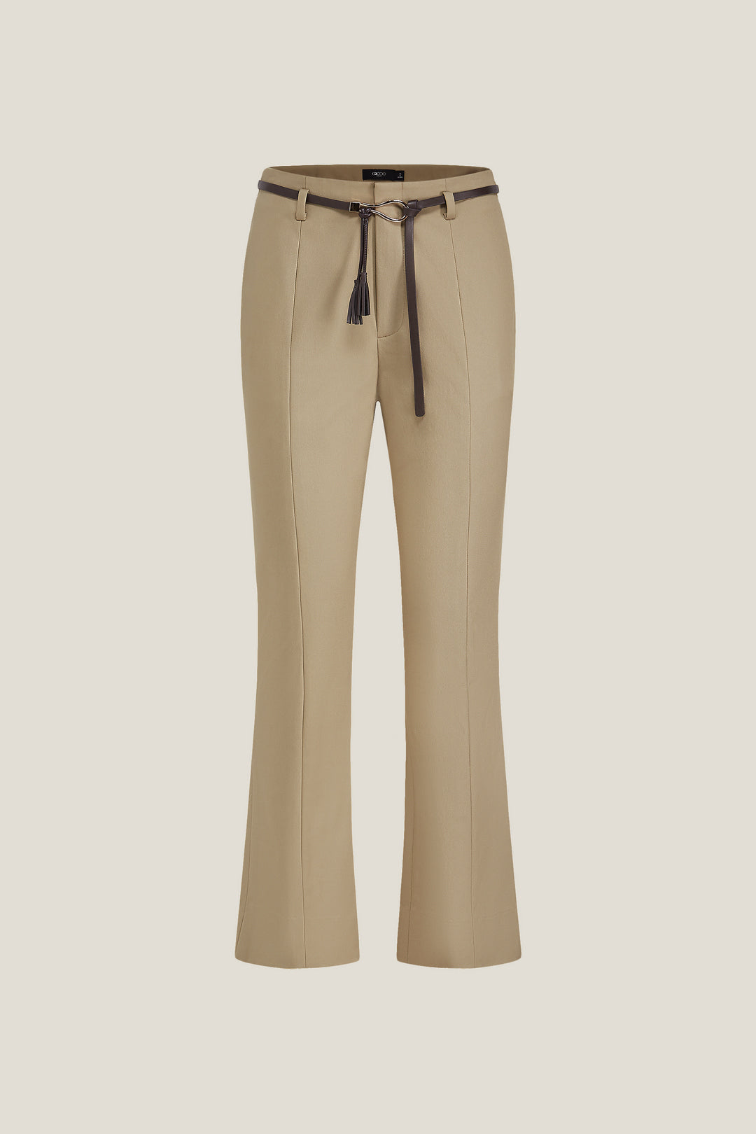 BLAACK | Regular Waist 休閒長褲(配腰帶)