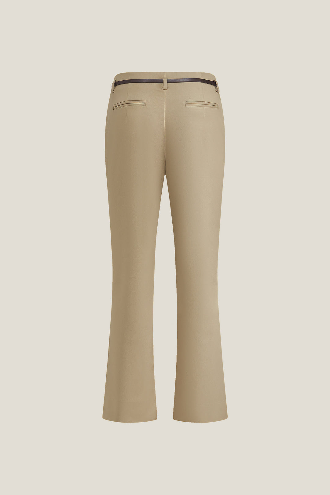 BLAACK | Regular Waist 休閒長褲(配腰帶)