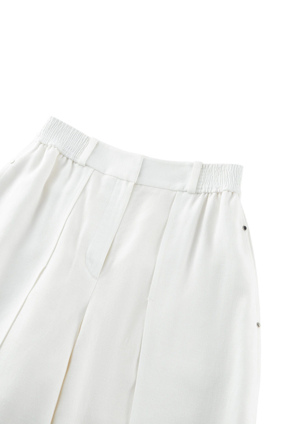 LUXURY | Regular Waist 休閒長褲(配鬆緊腰頭)
