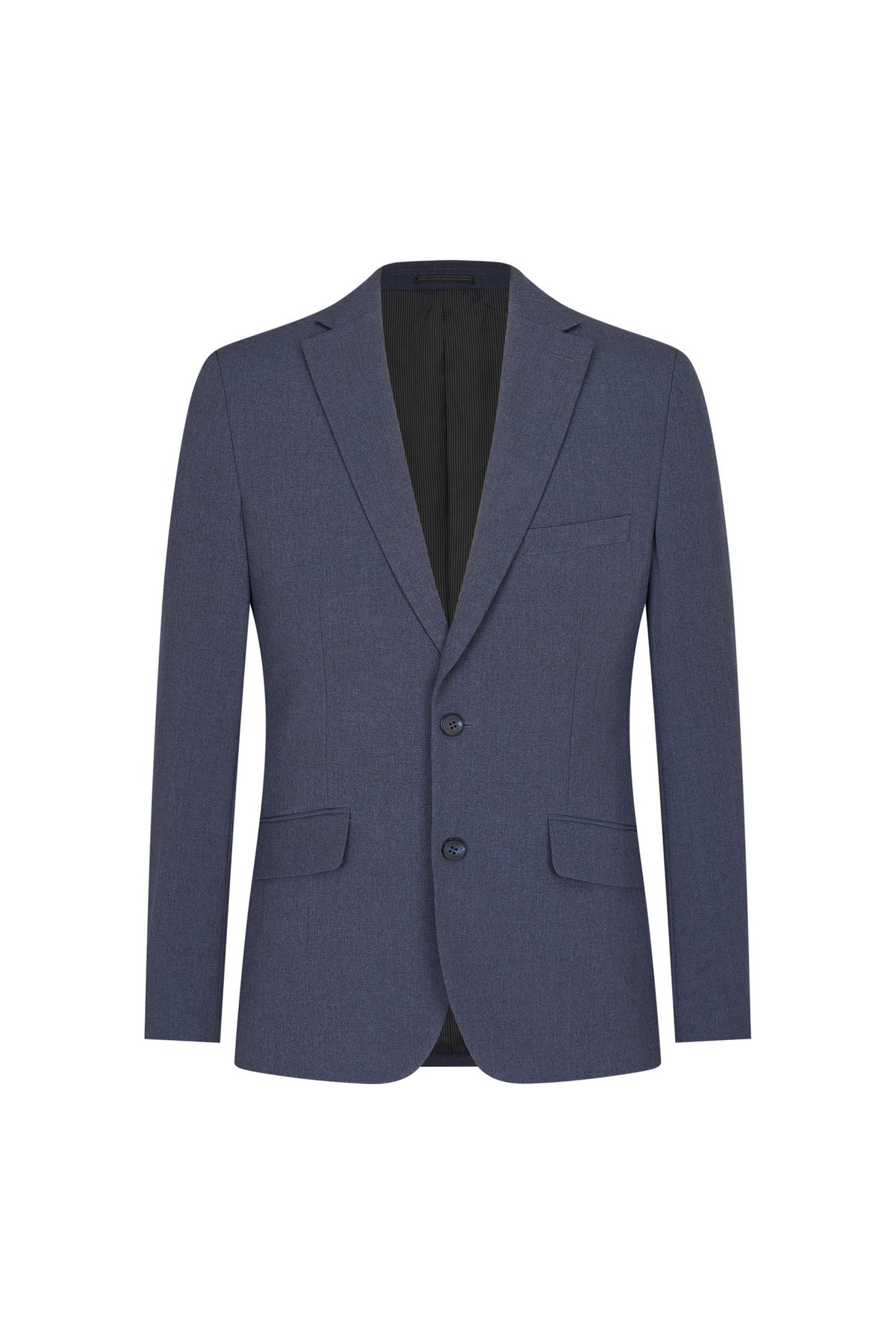 G2000 MAN-three-proof-finish-notch-lapel-double-vent-suit-blazer-66112012-Blue