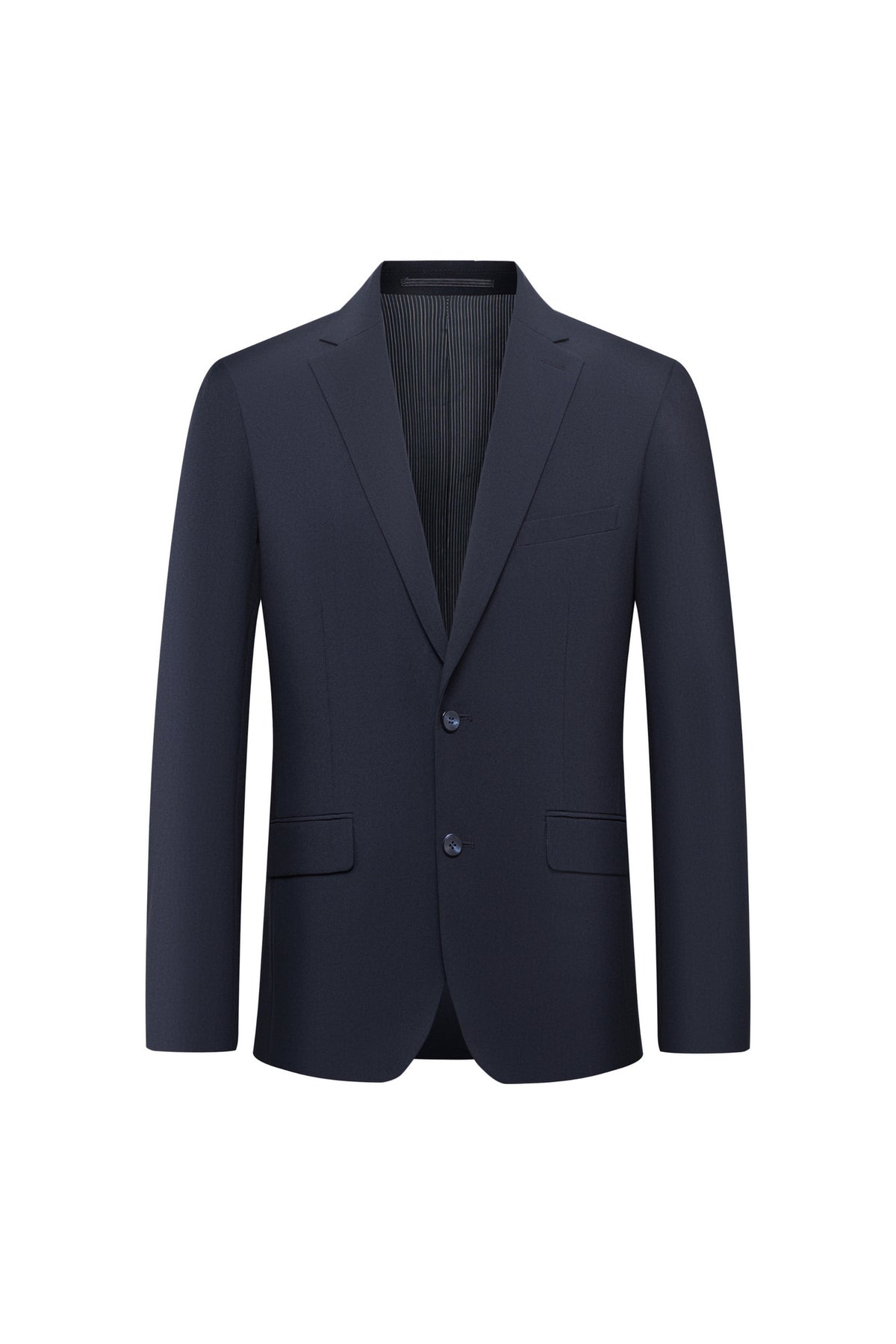 G2000 MAN-three-proof-finish-notch-lapel-double-vent-suit-blazer-66112012-Blue