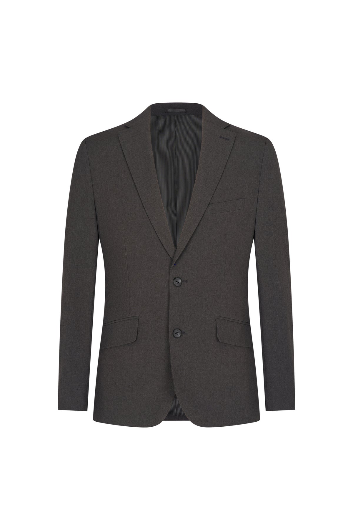 G2000 MAN-three-proof-finish-notch-lapel-double-vent-suit-blazer-66112012-Grey