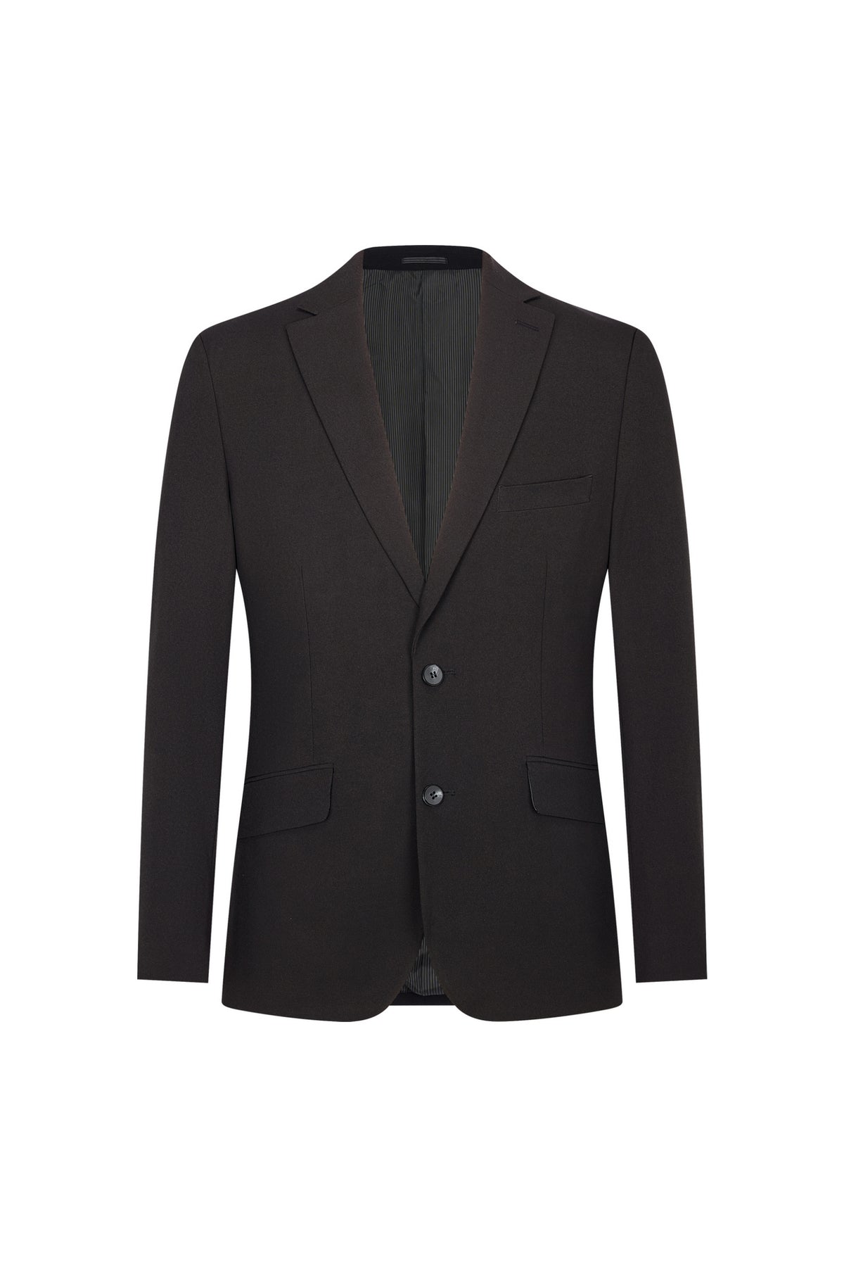 G2000 MAN-three-proof-finish-notch-lapel-double-vent-suit-blazer-66112012-Black