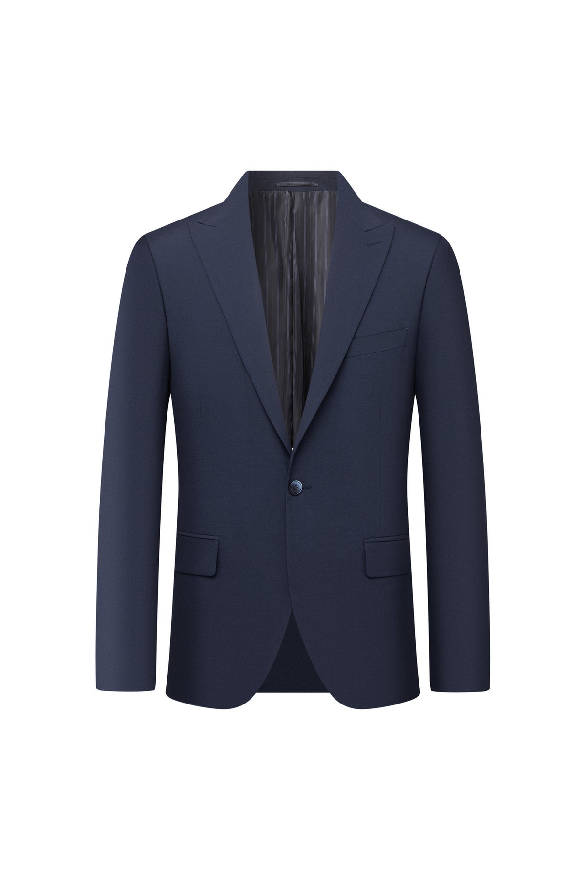G2000 MAN-multi-way-stretch-peak-lapel-double-vent-suit-blazer-66113051-Blue