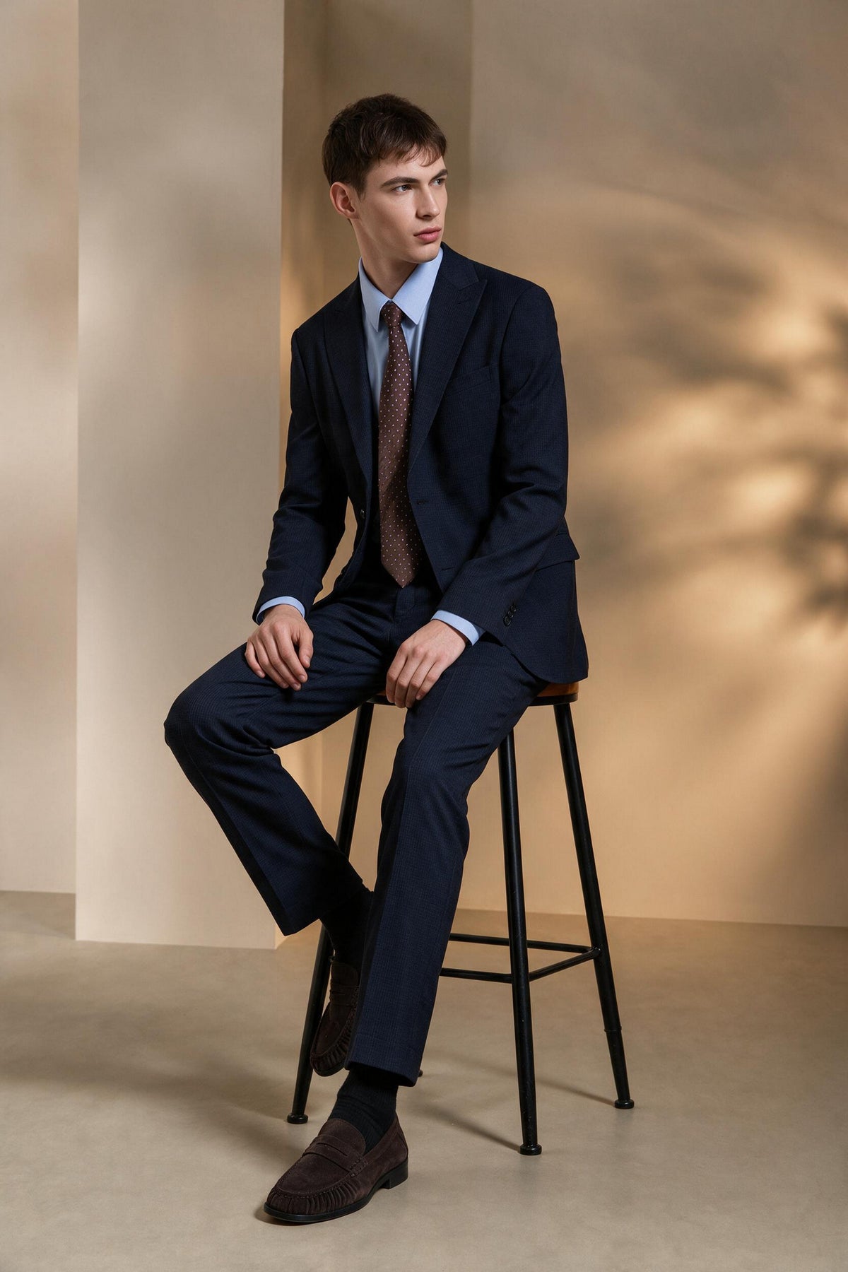 G2000 MAN-quick-dry-wicking-peak-lapel-double-vent-suit-blazer-66113271-Blue