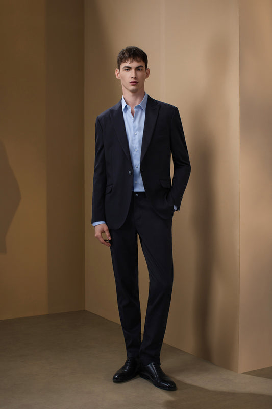Peak Lapel Double Vent | Machine Washable Suit Blazer