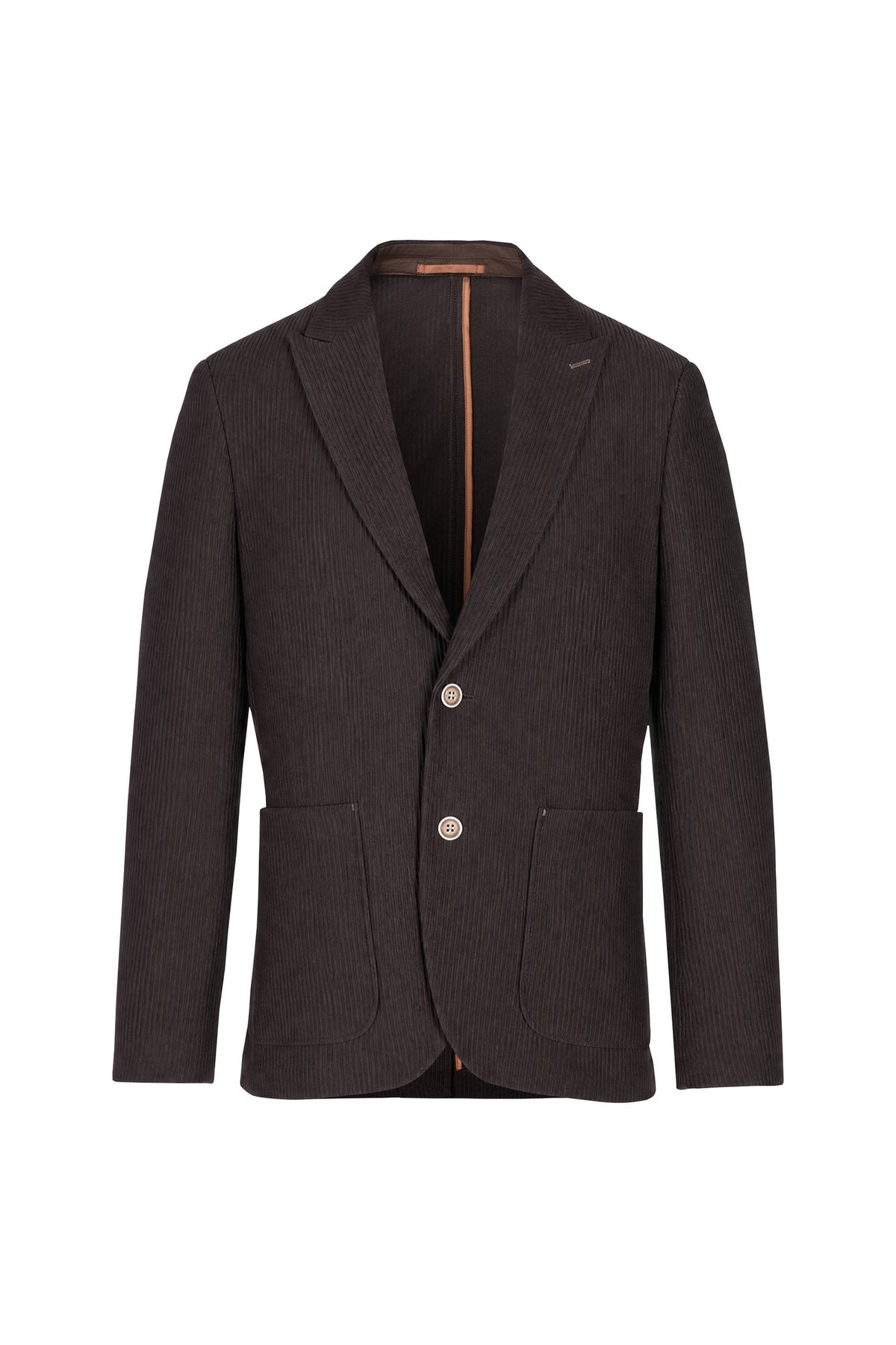G2000 MAN-peak-lapel-single-vent-machine-washable-blazer-66113732-Brwon