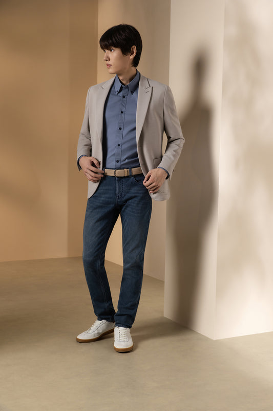 Peak Lapel Single Vent | Machine Washable Blazer