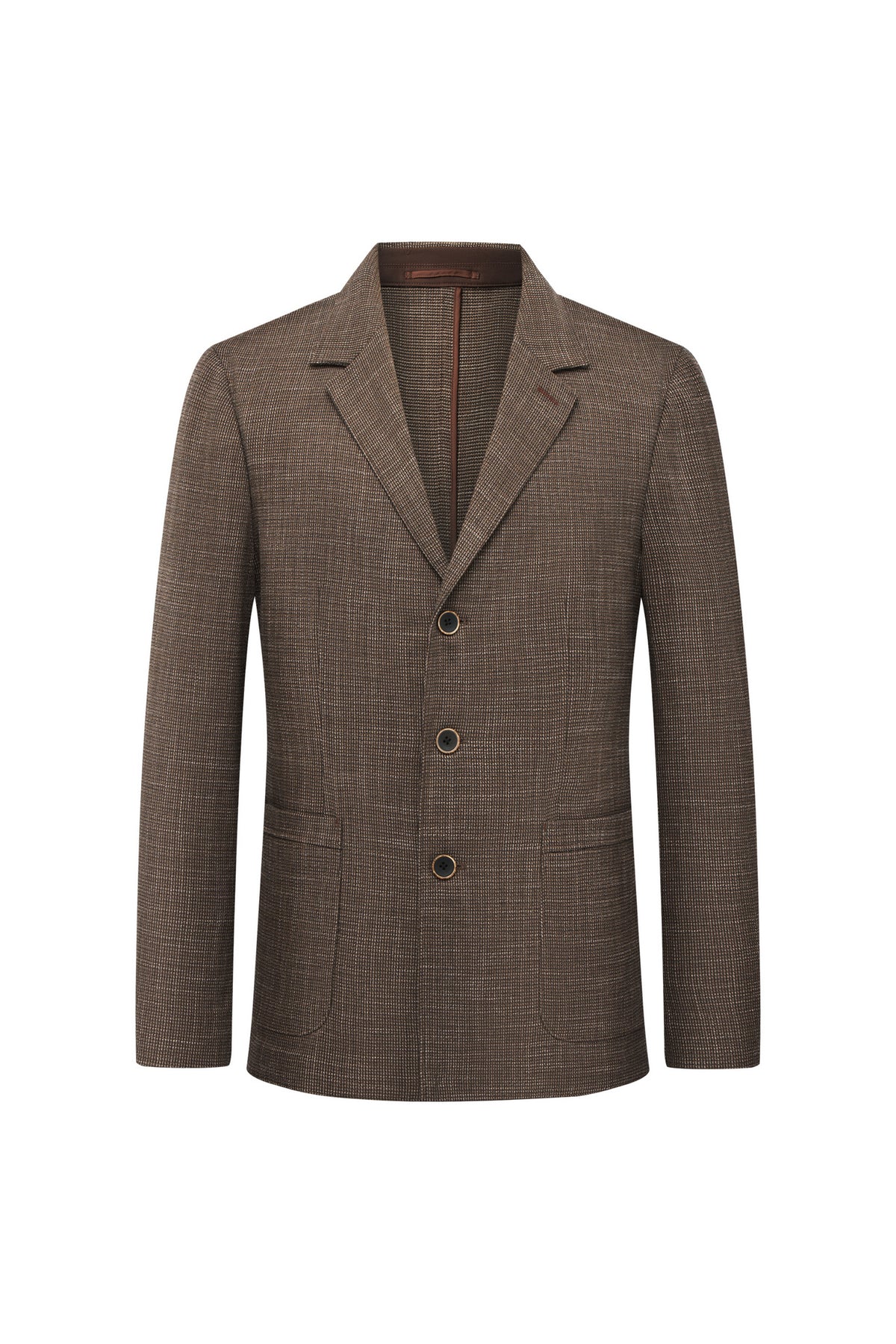 G2000 MAN-notch-lapel-single-vent-machine-washable-blazer-66113848-Brown