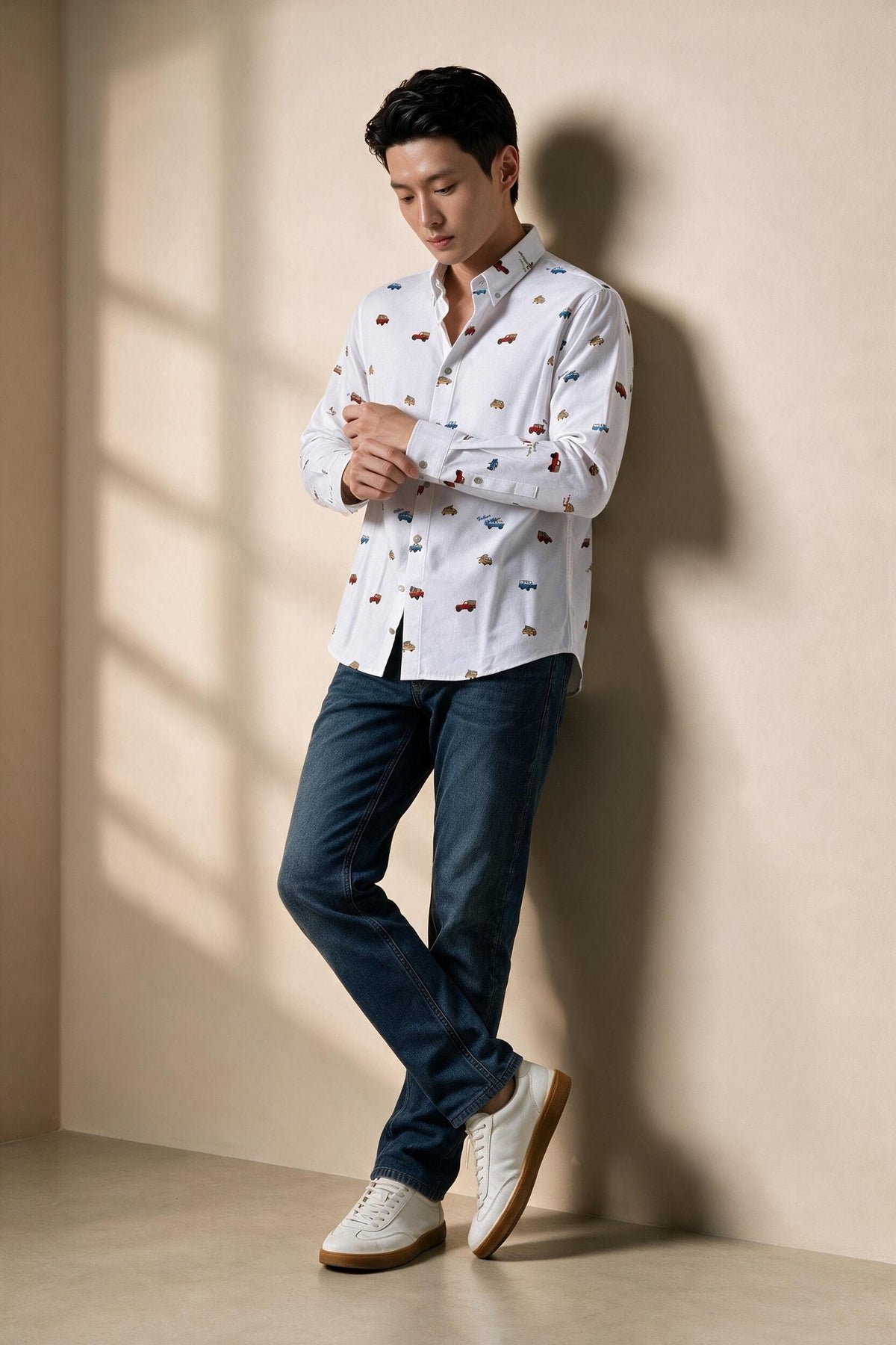 G2000 MAN-non-iron-pure-cotton-long-sleeve-casual-shirt-66120414-White