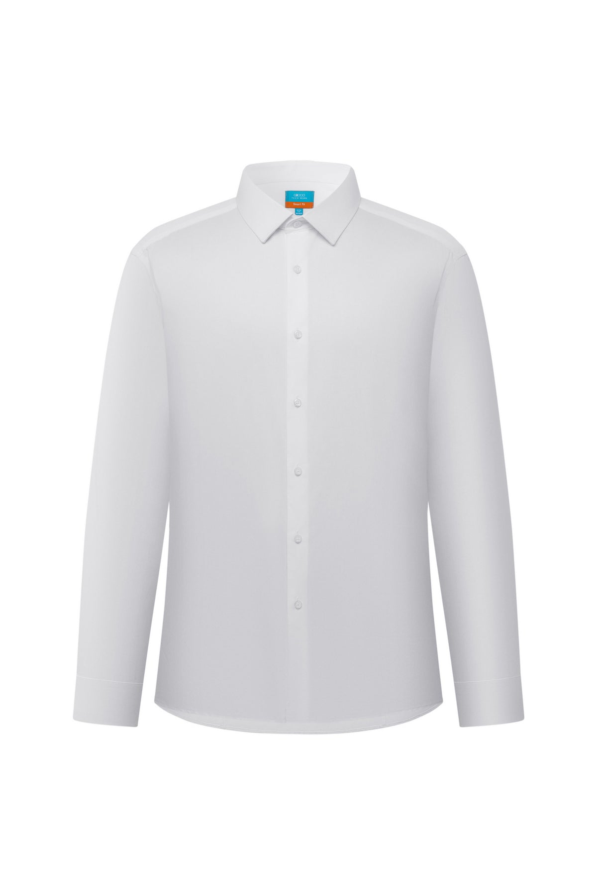 G2000 MAN-non-iron-micro-mesh-textured-long-sleeve-dress-shirt-66121122-White