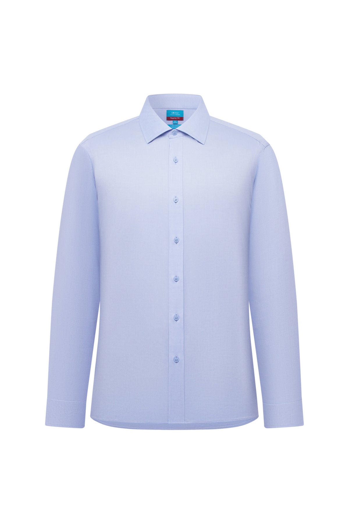 G2000 MAN-non-iron-dobby-textured-long-sleeve-dress-shirt-66121421-Blue