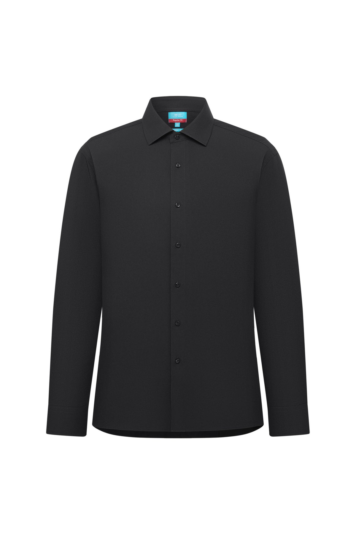 G2000 MAN-non-iron-poplin-long-sleeve-dress-shirt-66122081-Black