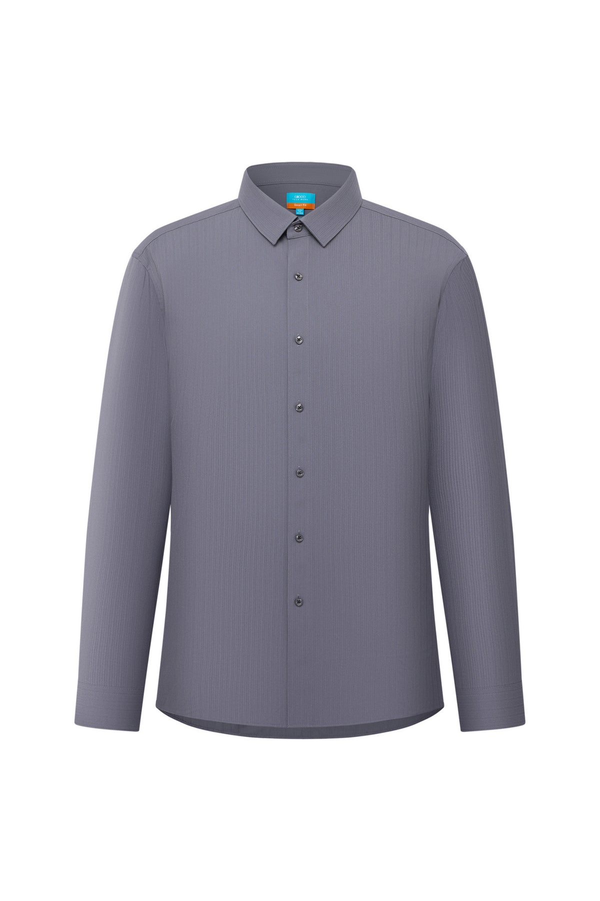 G2000 MAN-non-iron-textured-stripe-long-sleeve-dress-shirt-66122232-Grey