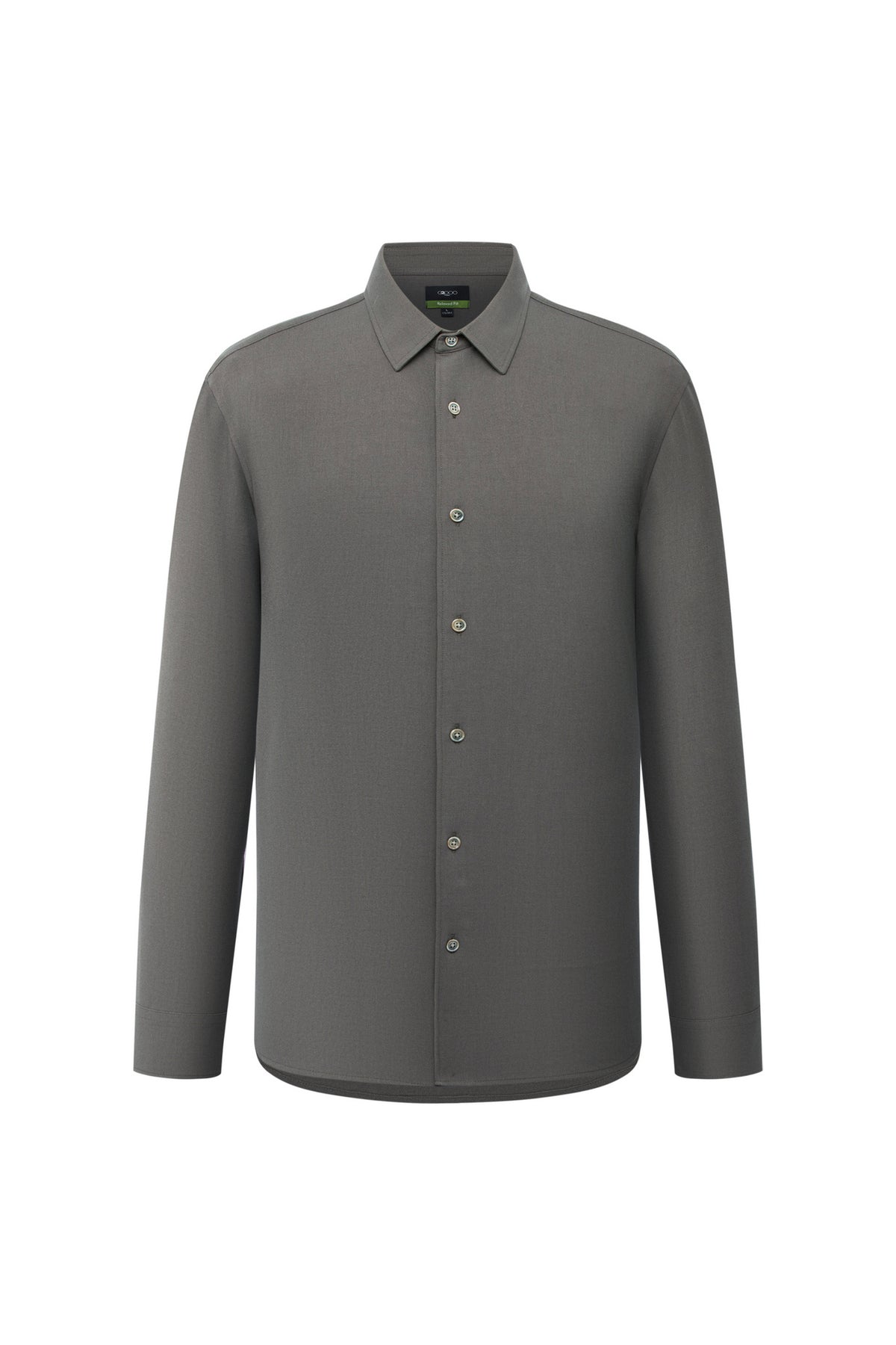 G2000 MAN-twill-classic-collar-long-sleeve-casual-shirt-66123164-Green