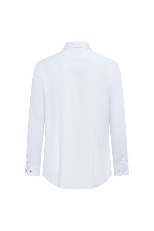 Easy Ironing | Fine Twill Long-Sleeve Dress Shirt