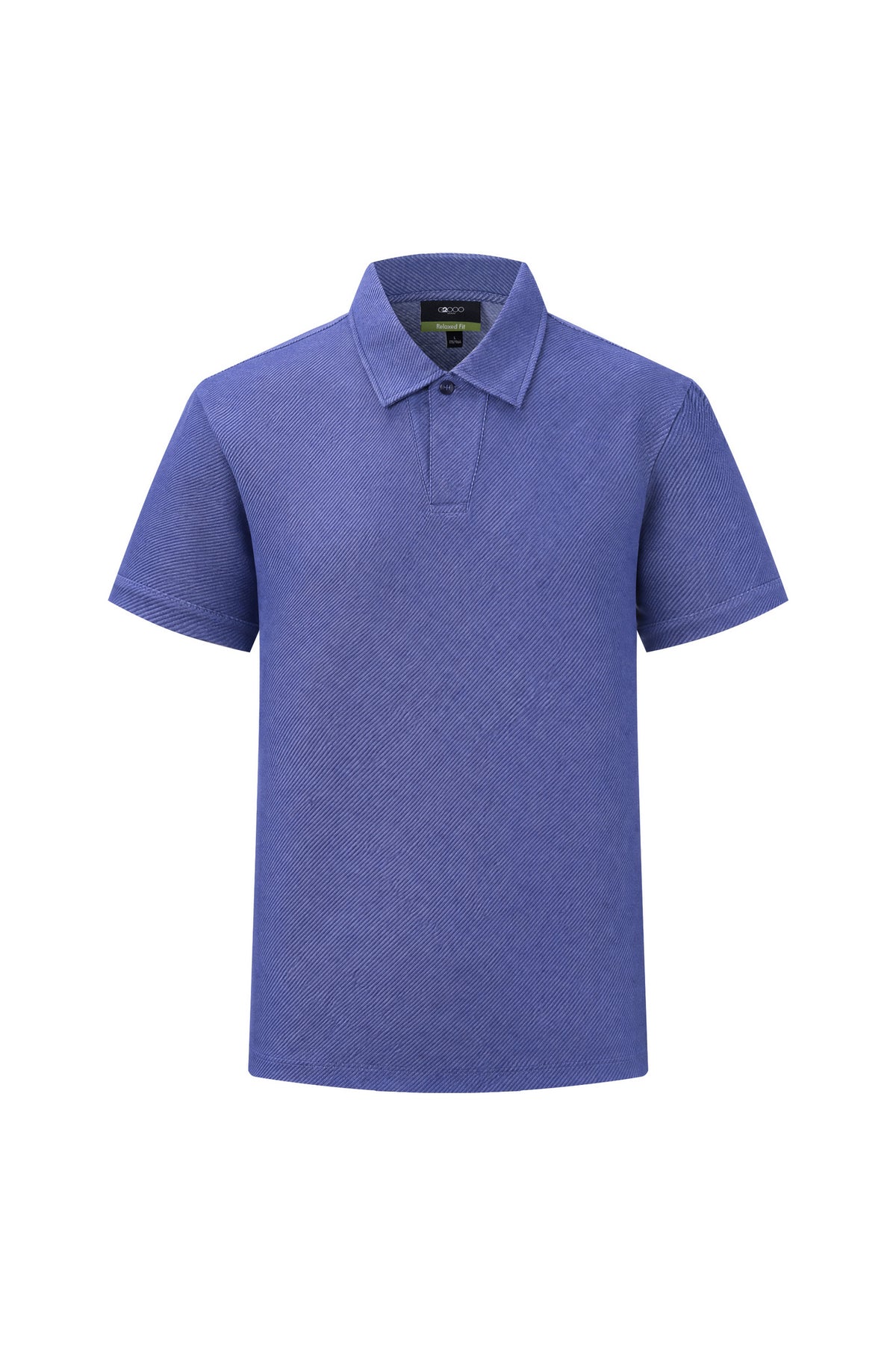 G2000 MAN-cotton-blend-relaxed-fit-polo-shirt-66141154-Blue