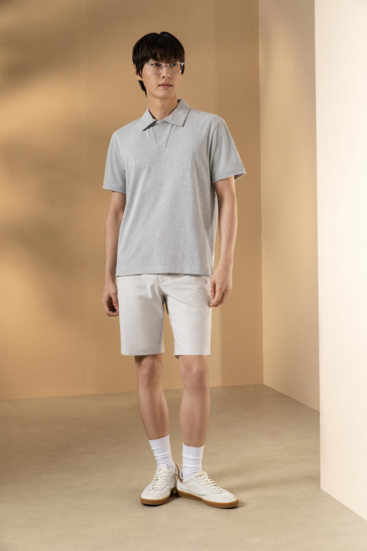 Cotton Blend | Relaxed Fit Polo Shirt