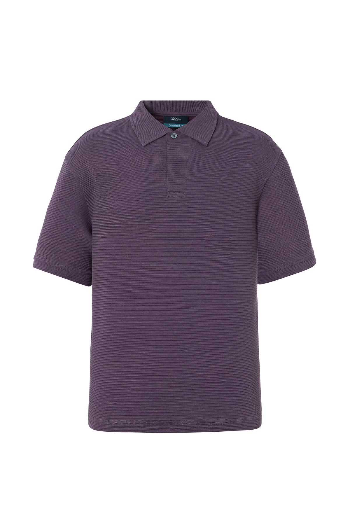 G2000 MAN-cotton-blend-oversize-fit-polo-shirt-66141266-Purple