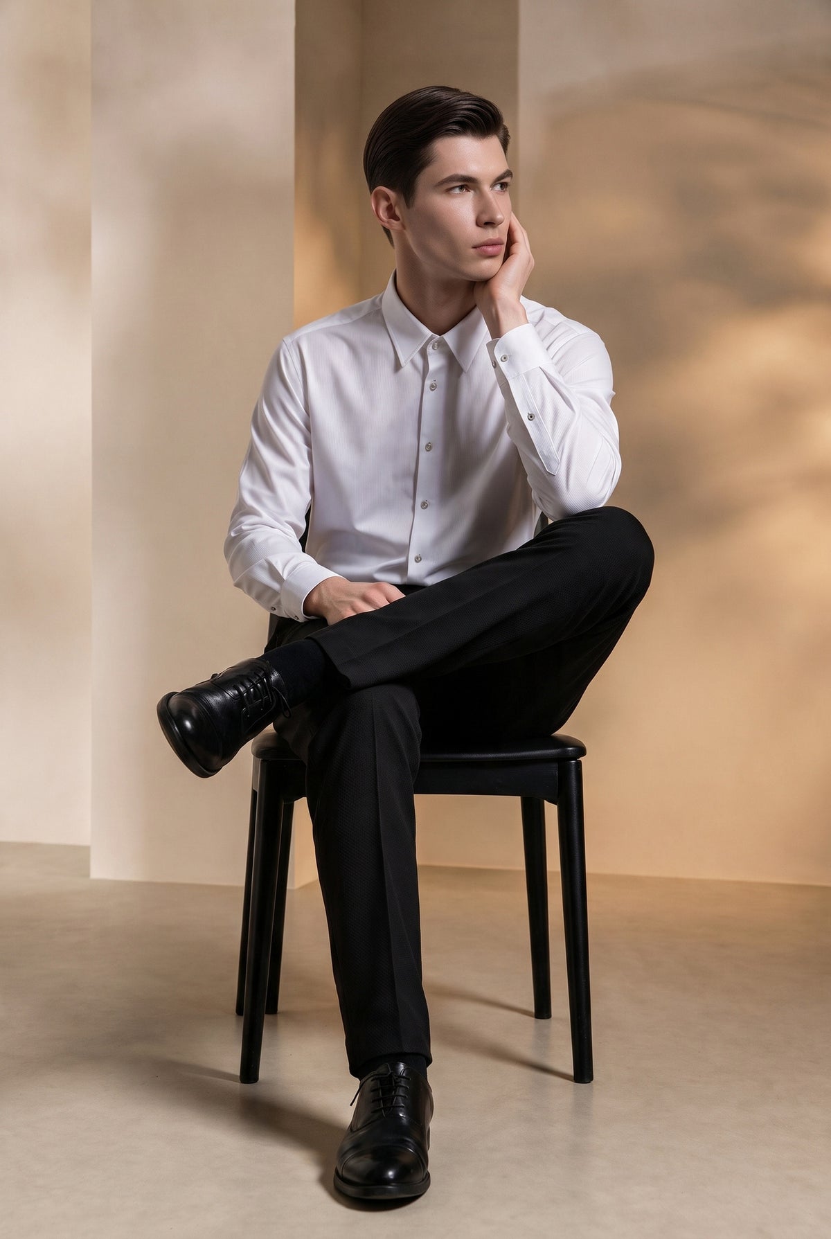 G2000 MAN-fixed-waistband-tailored-fit-suit-pants-66153356-Black