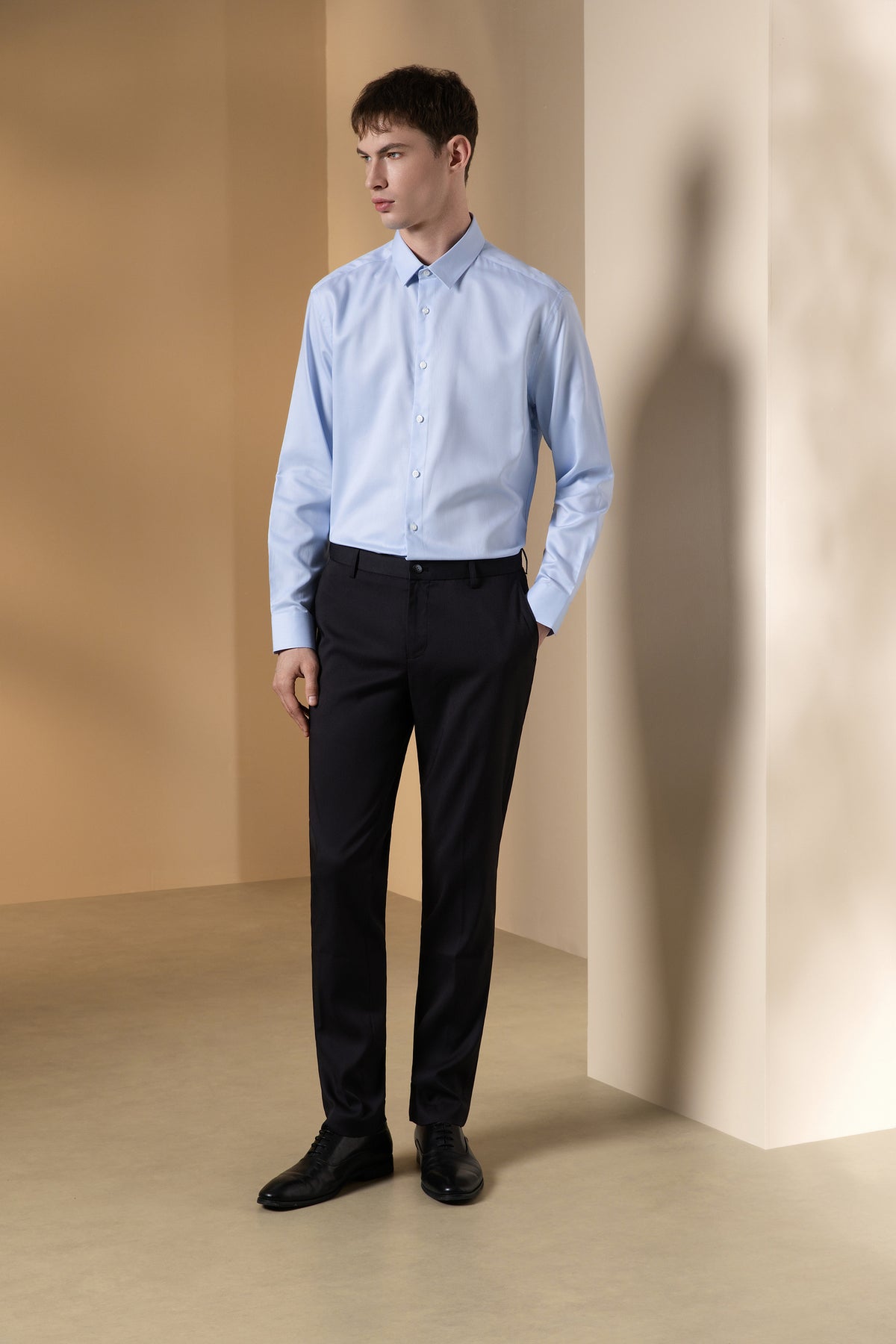 G2000 MAN-fixed-waistband-slim-fit-suit-pants-66153533-Black