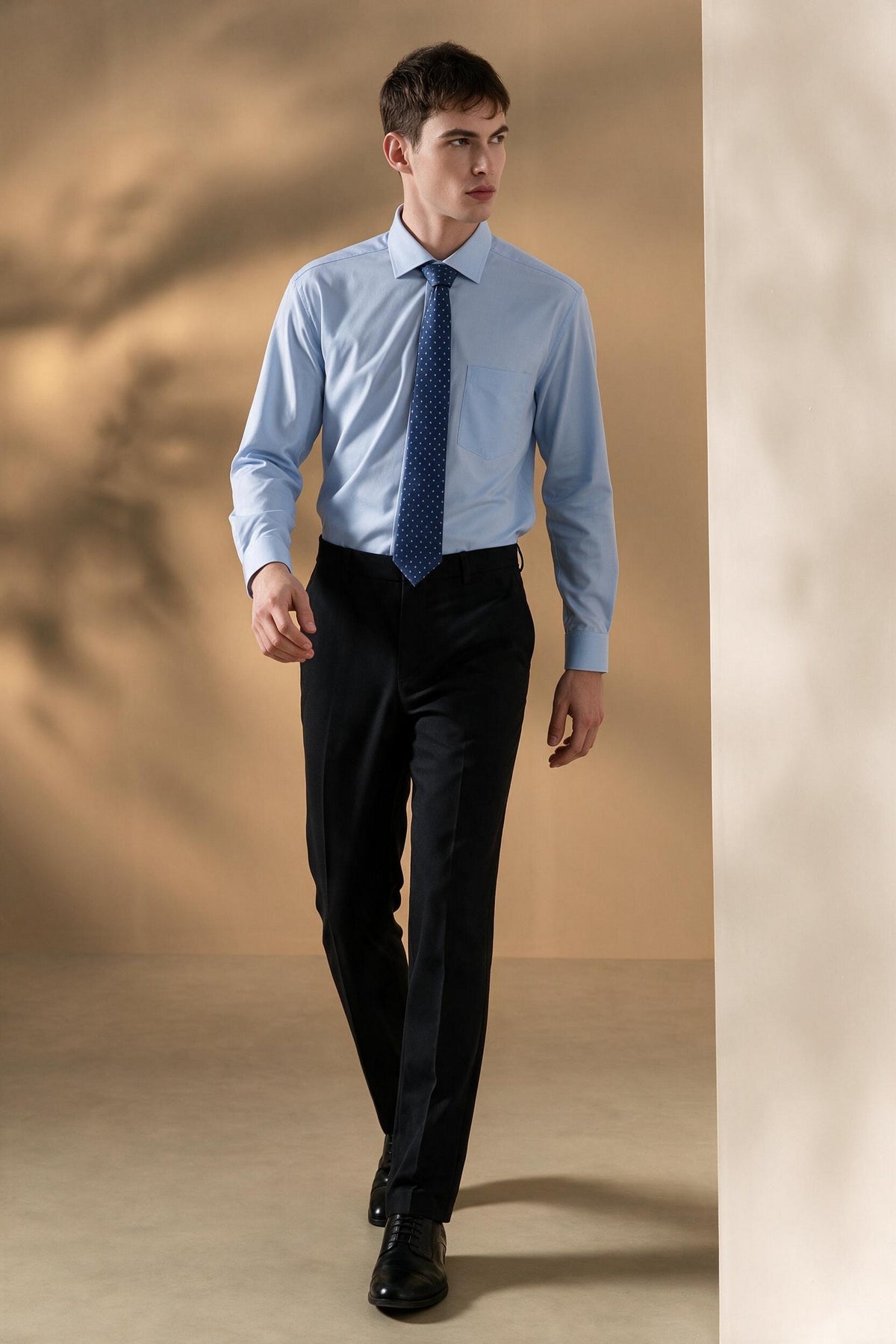 G2000 MAN-three-proof-finish-fixed-waistband-dress-pants-66153693-Black