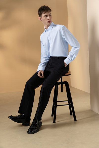 G2000 MAN-three-proof-finish-fixed-waistband-dress-pants-66153697-Black