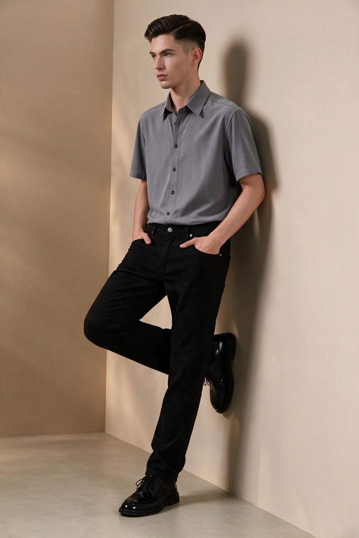 G2000 MAN-high-cotton-extra-slim-fit-jeans-66161345-Grey