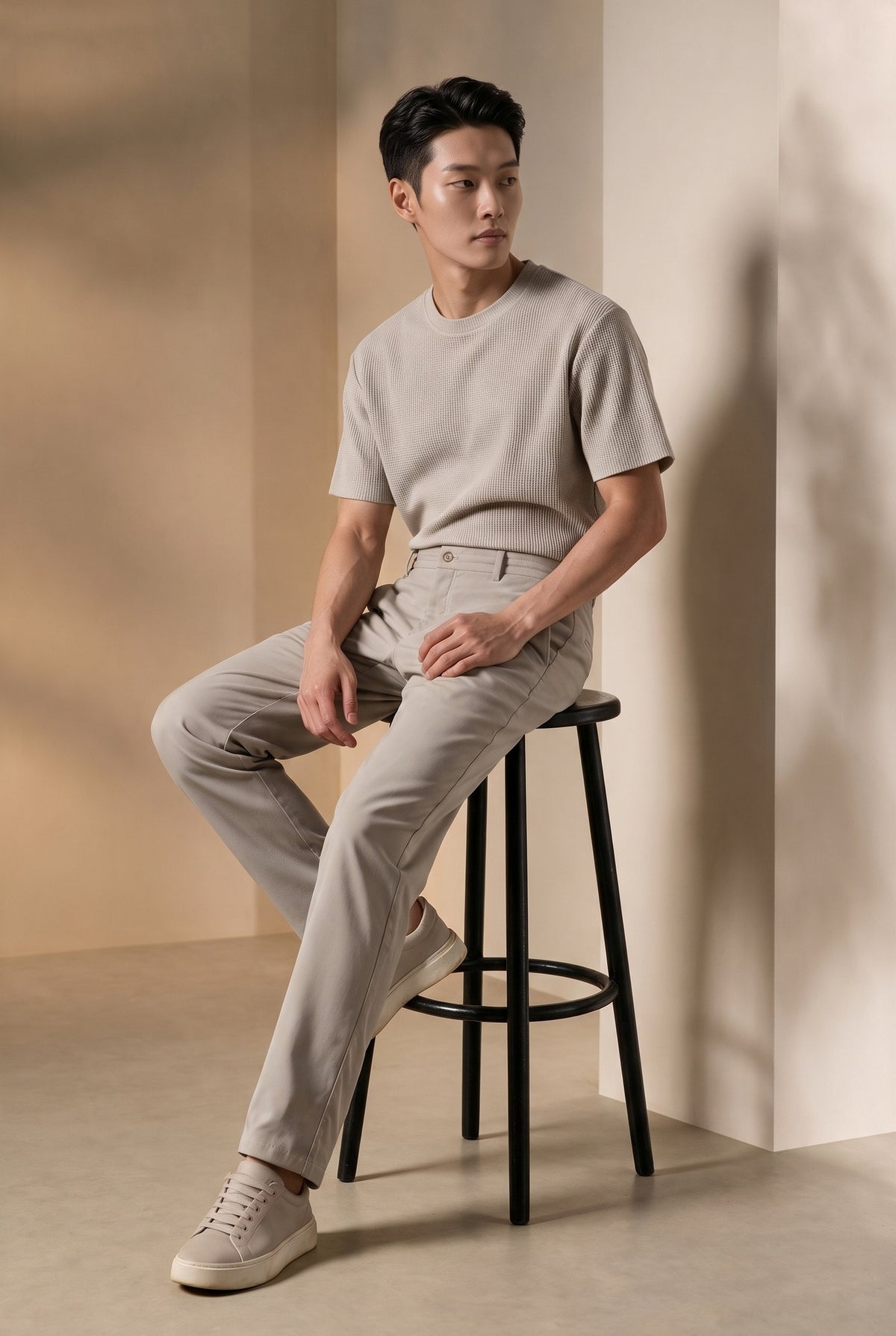 G2000 MAN-twill-smart-tapered-fit-chinos-66163208-Beige