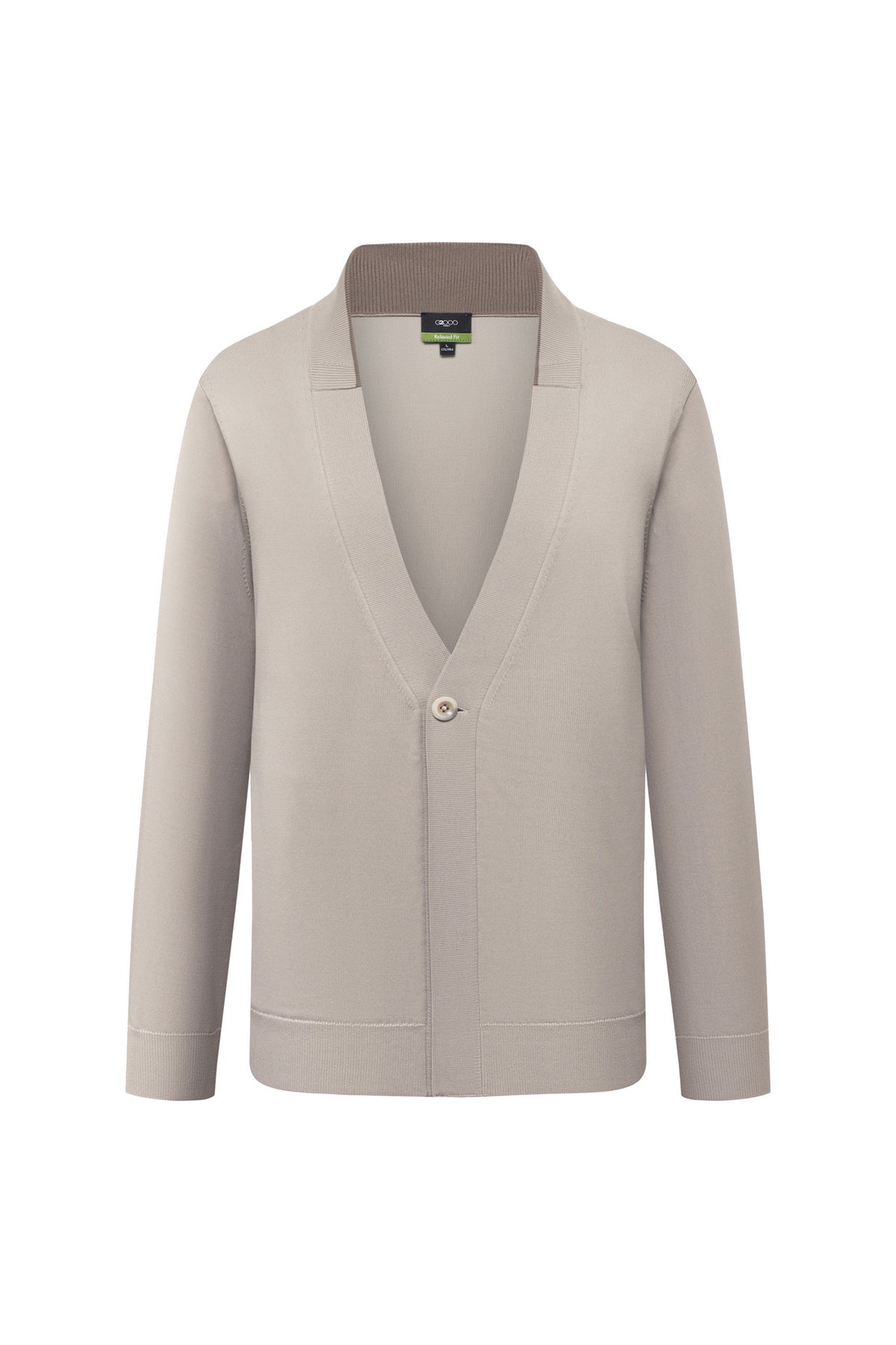 G2000 MAN-machine-washable-v-neck-cardigan-66172114-Beige