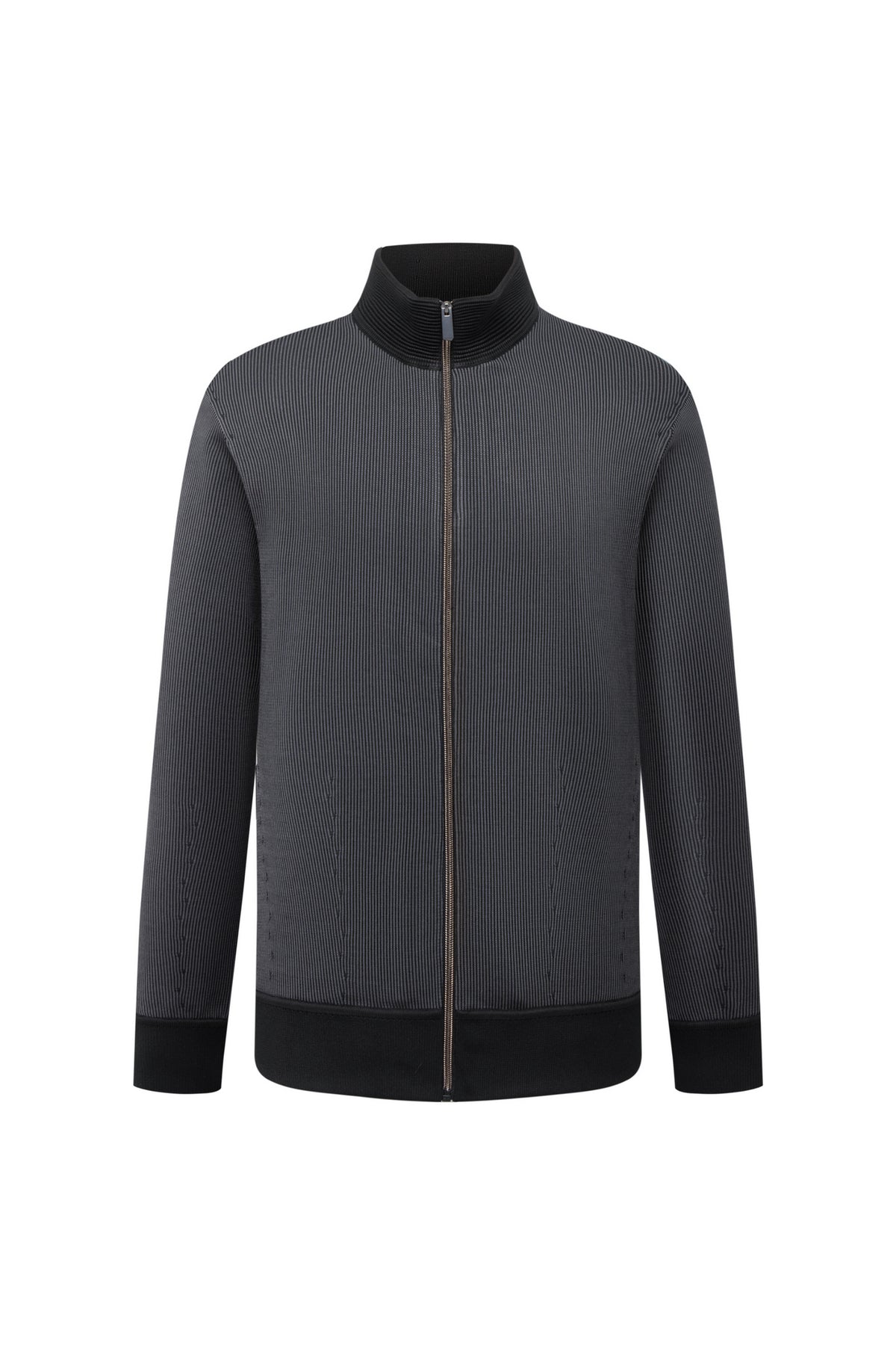 G2000 MAN-machine-washable-stand-collar-cardigan-66172124-Black